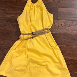 Jessica Simpson Halter Dress with double belt